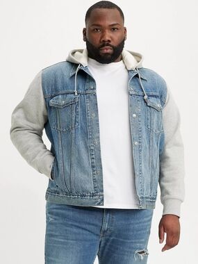 Signature by Levi Strauss Hybrid Hoodie Trucker Jacket